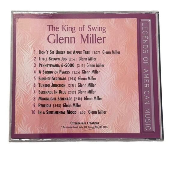 Legends of American Music Glen Miller The King of Swing ( CD ) - Picture 2 of 4